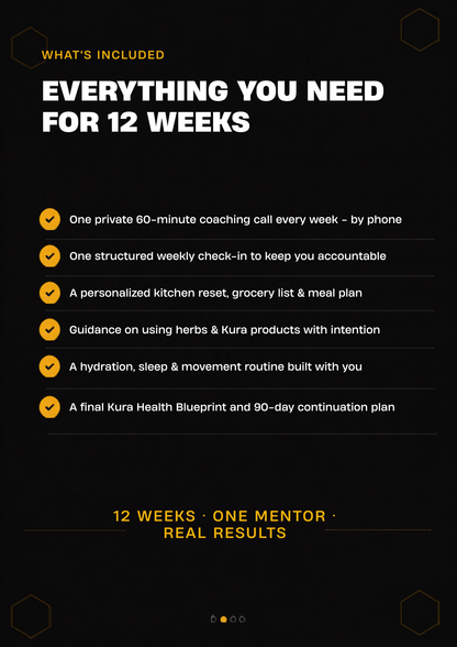 Kura Root Reset |  3-Month Private Health Mentorship
